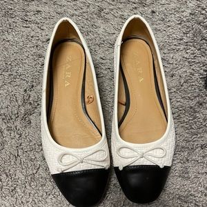 Zara ballerina flats